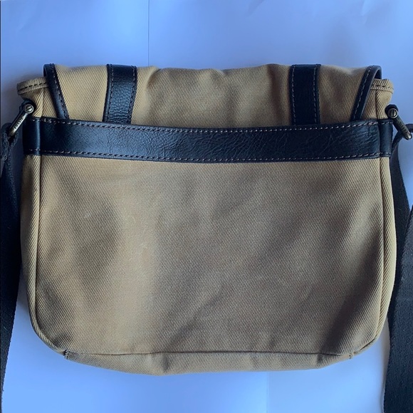 FOSSIL MESSENGER BAG Small, Tan Canvas - Picture 5 of 5